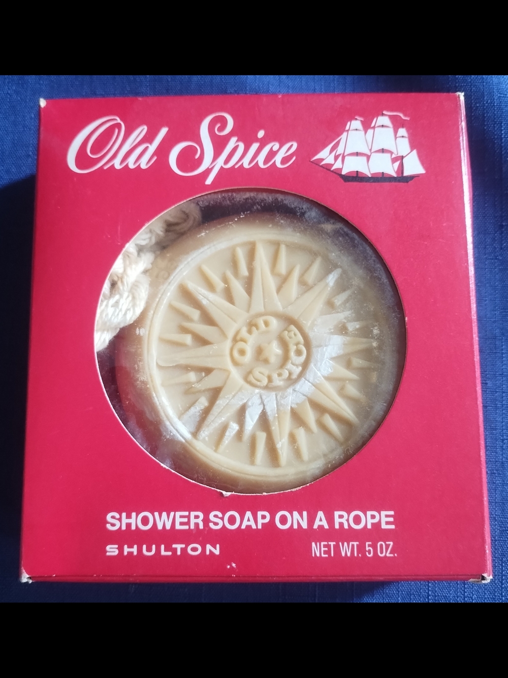Vintage Old Spice Shower Soap on a Rope